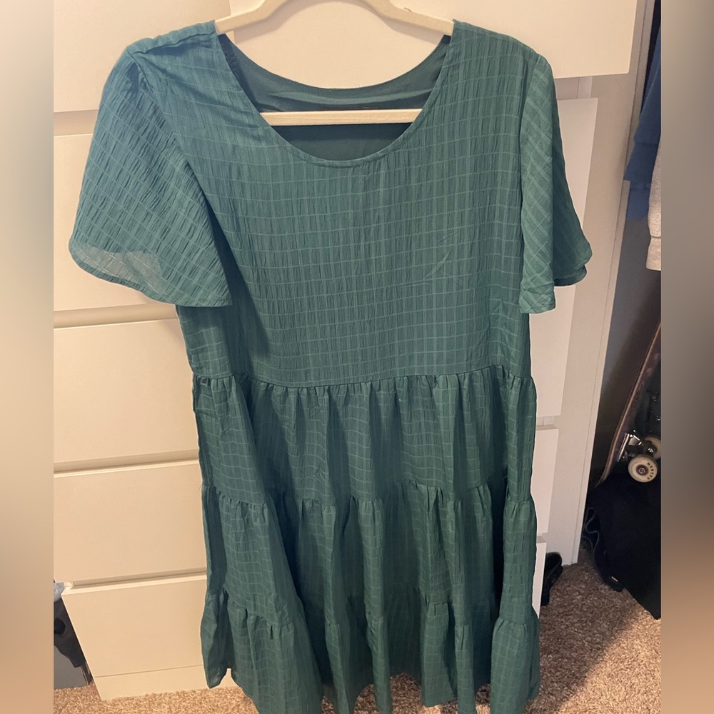 MiKarose Green Stripe Dress